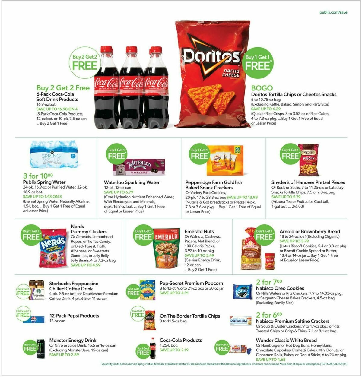 Publix Weekly Ad from October 15
