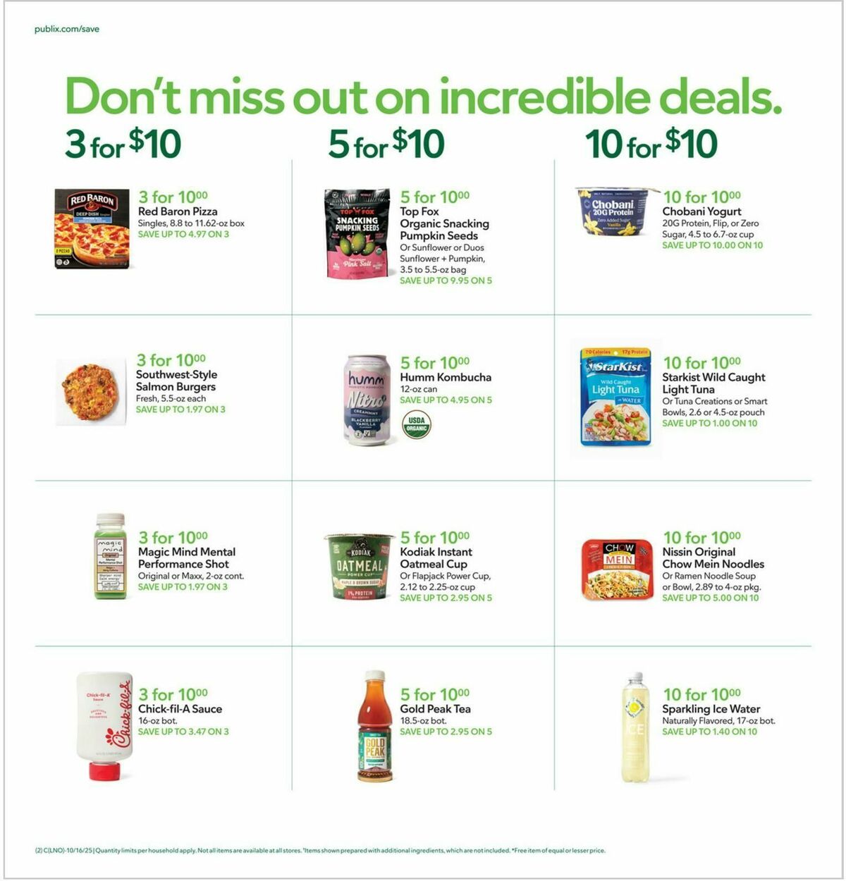 Publix Weekly Ad from October 15