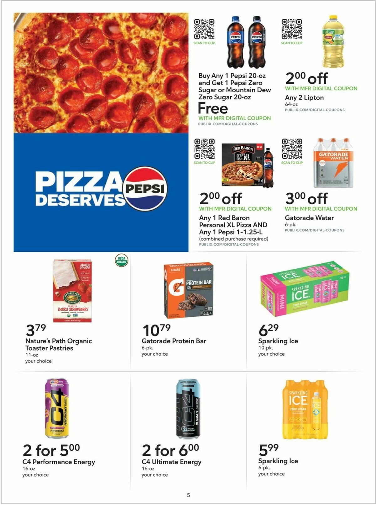 Publix Extra Savings Weekly Ad from October 18