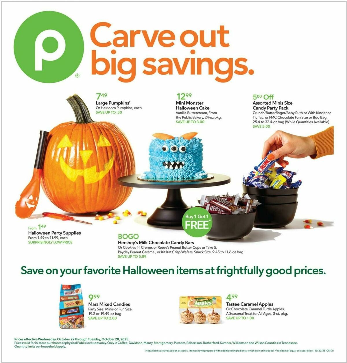 Publix Weekly Ad from October 22