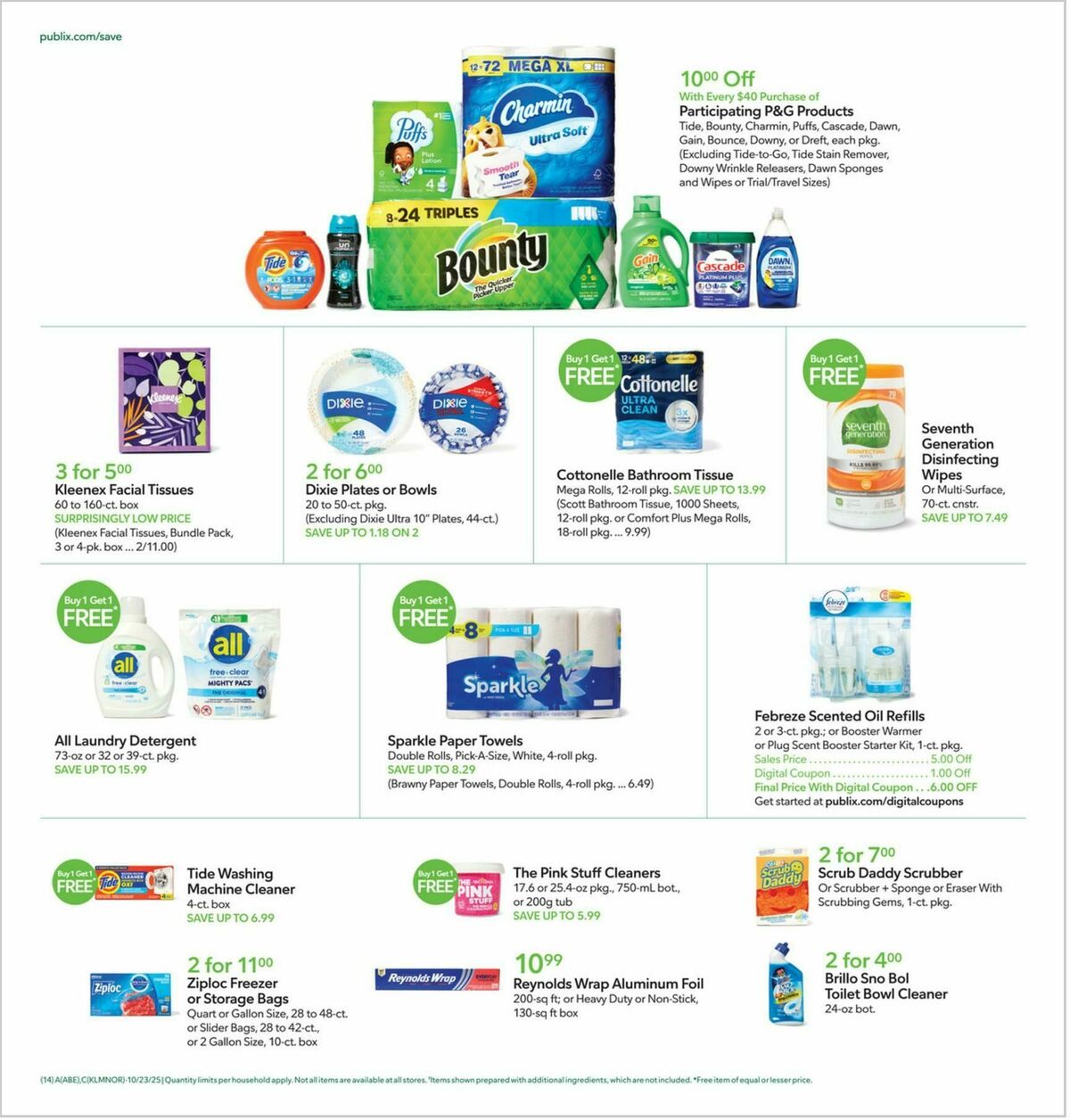Publix Weekly Ad from October 22