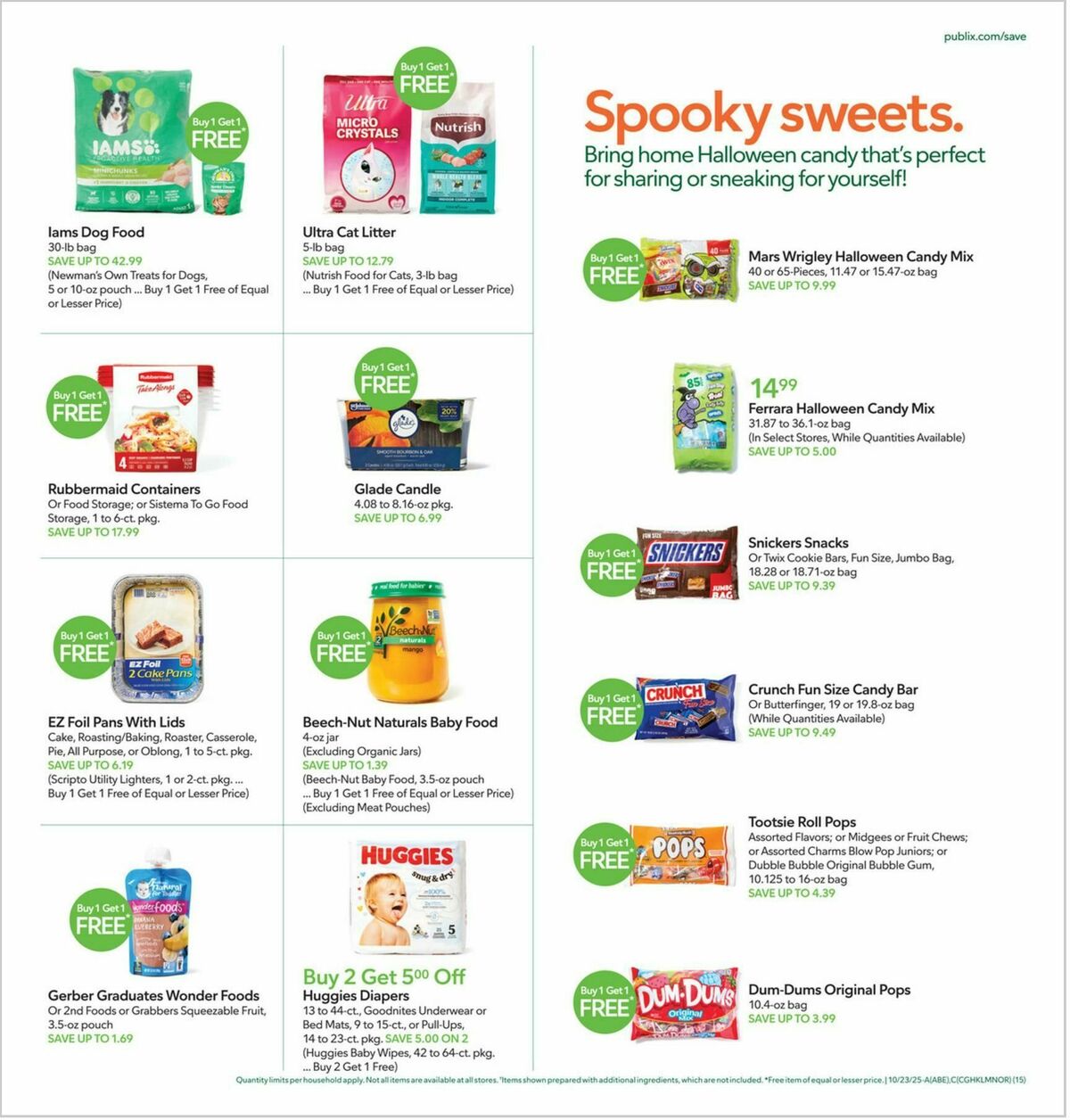 Publix Weekly Ad from October 22