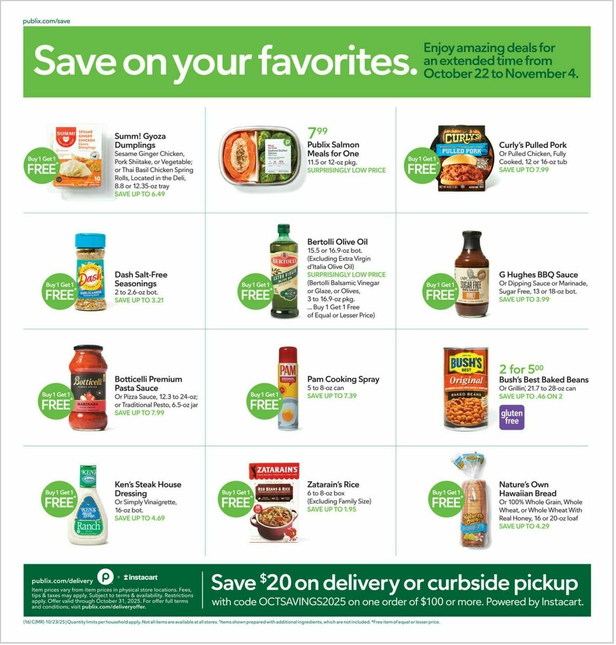 Publix Weekly Ad from October 22