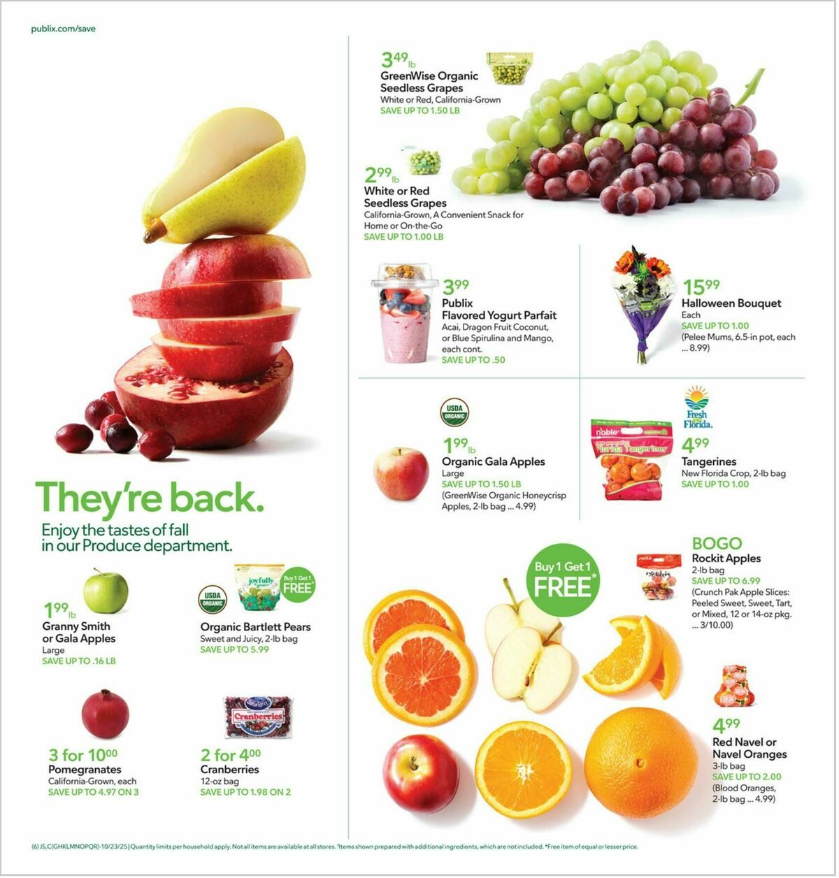 Publix Weekly Ad from October 22