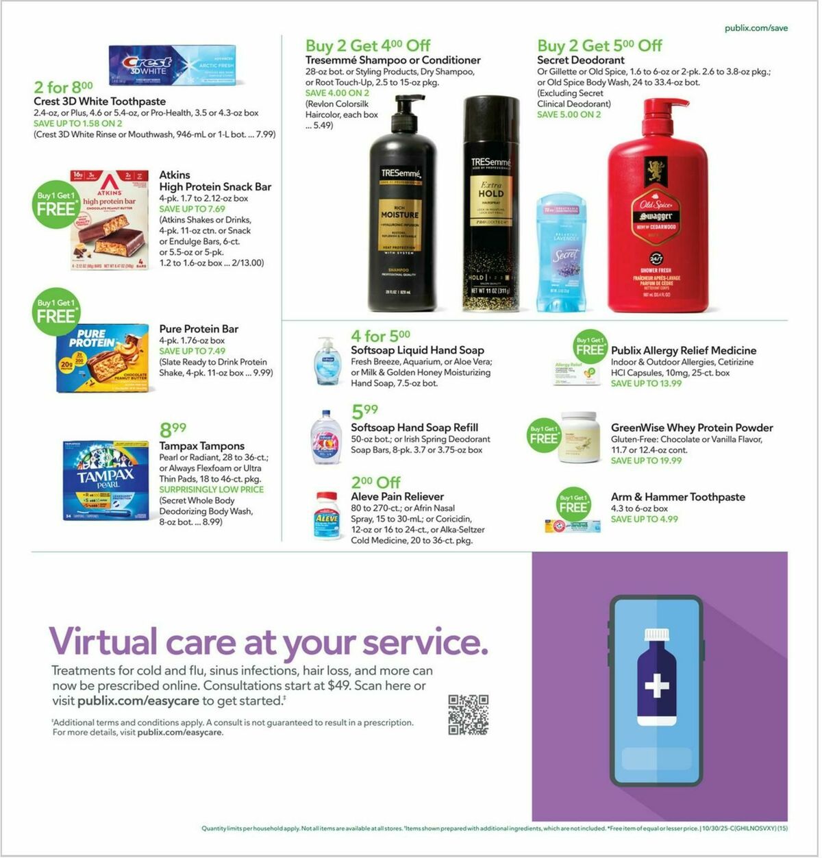 Publix Weekly Ad from October 29