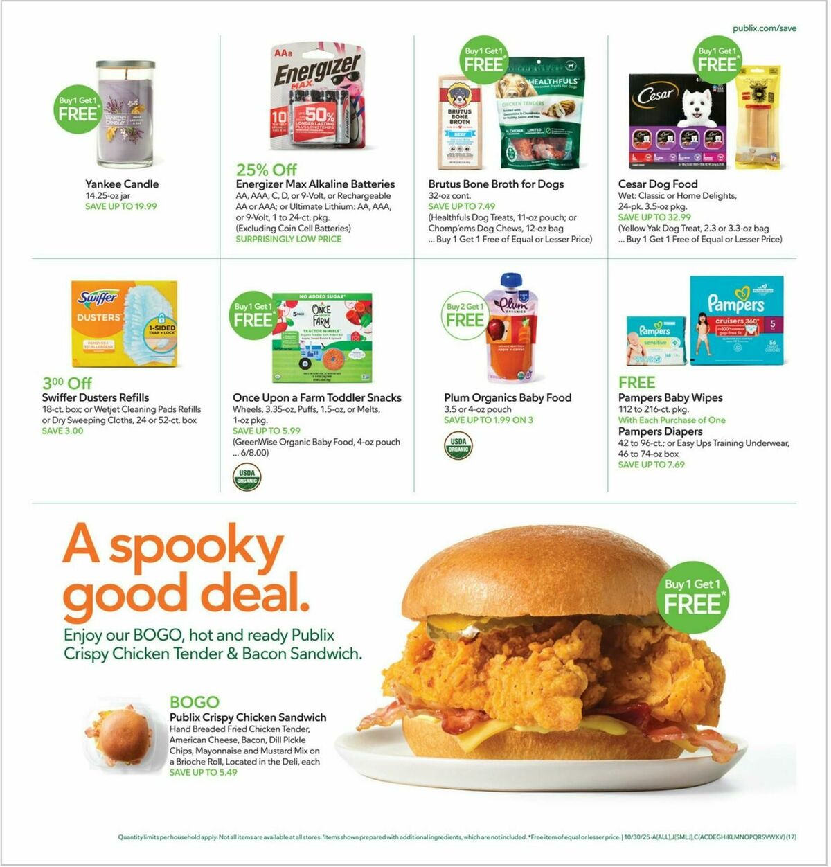 Publix Weekly Ad from October 29
