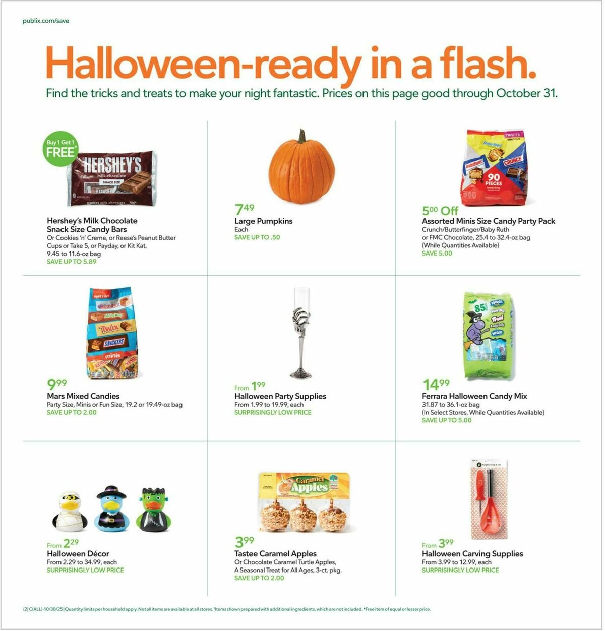 Publix Weekly Ad from October 29