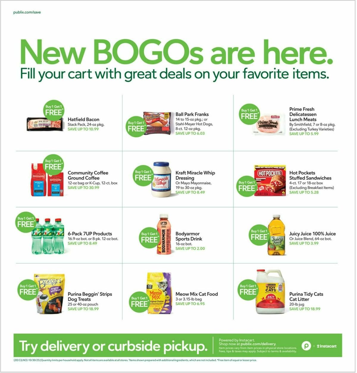 Publix Weekly Ad from October 29