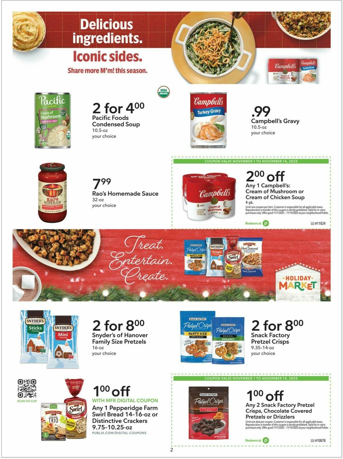 Publix Extra Savings Weekly Ad from November 1