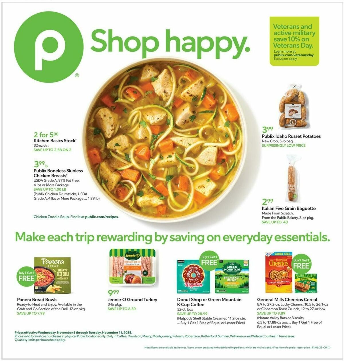 Publix Weekly Ad from November 5