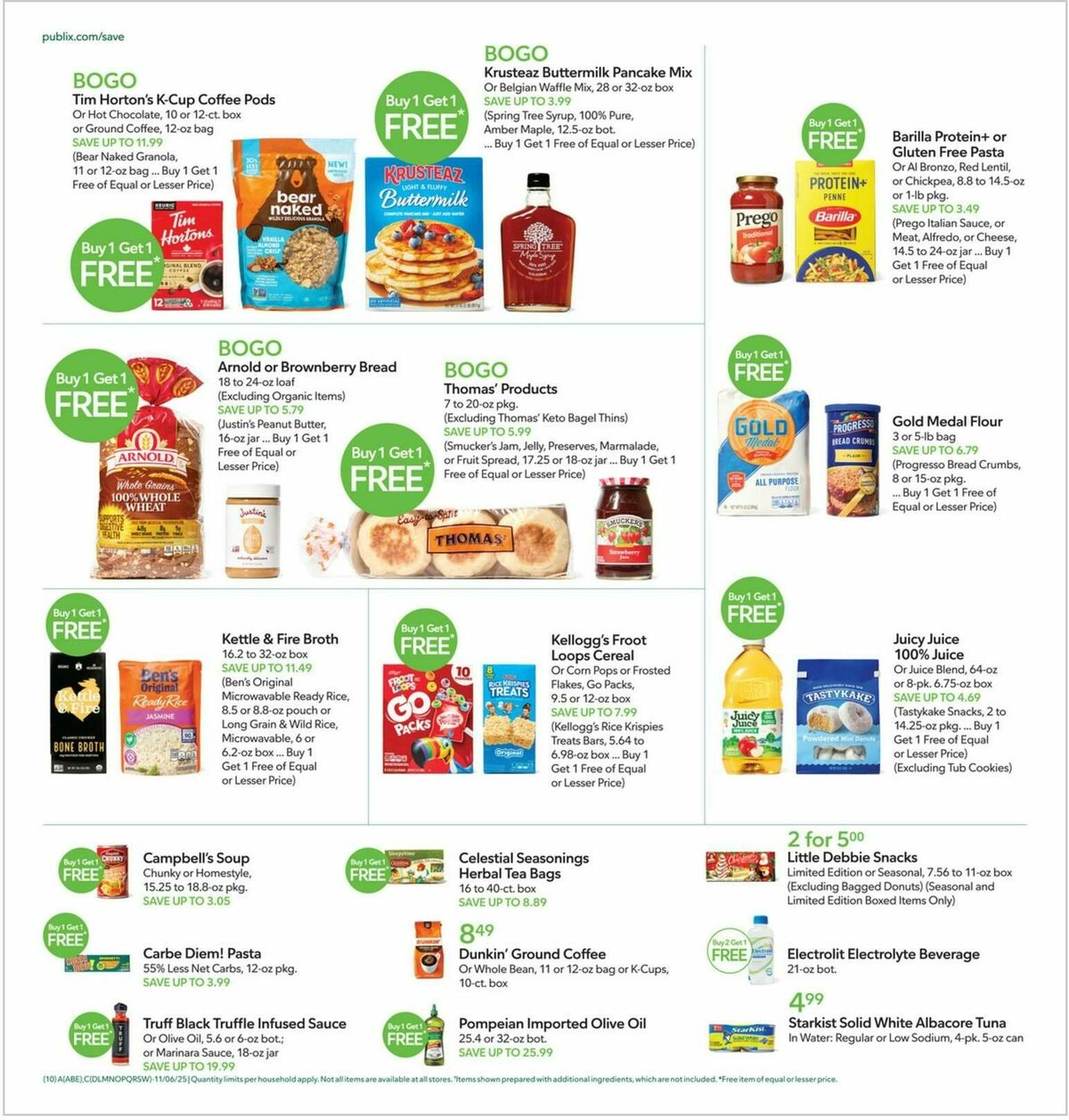 Publix Weekly Ad from November 5