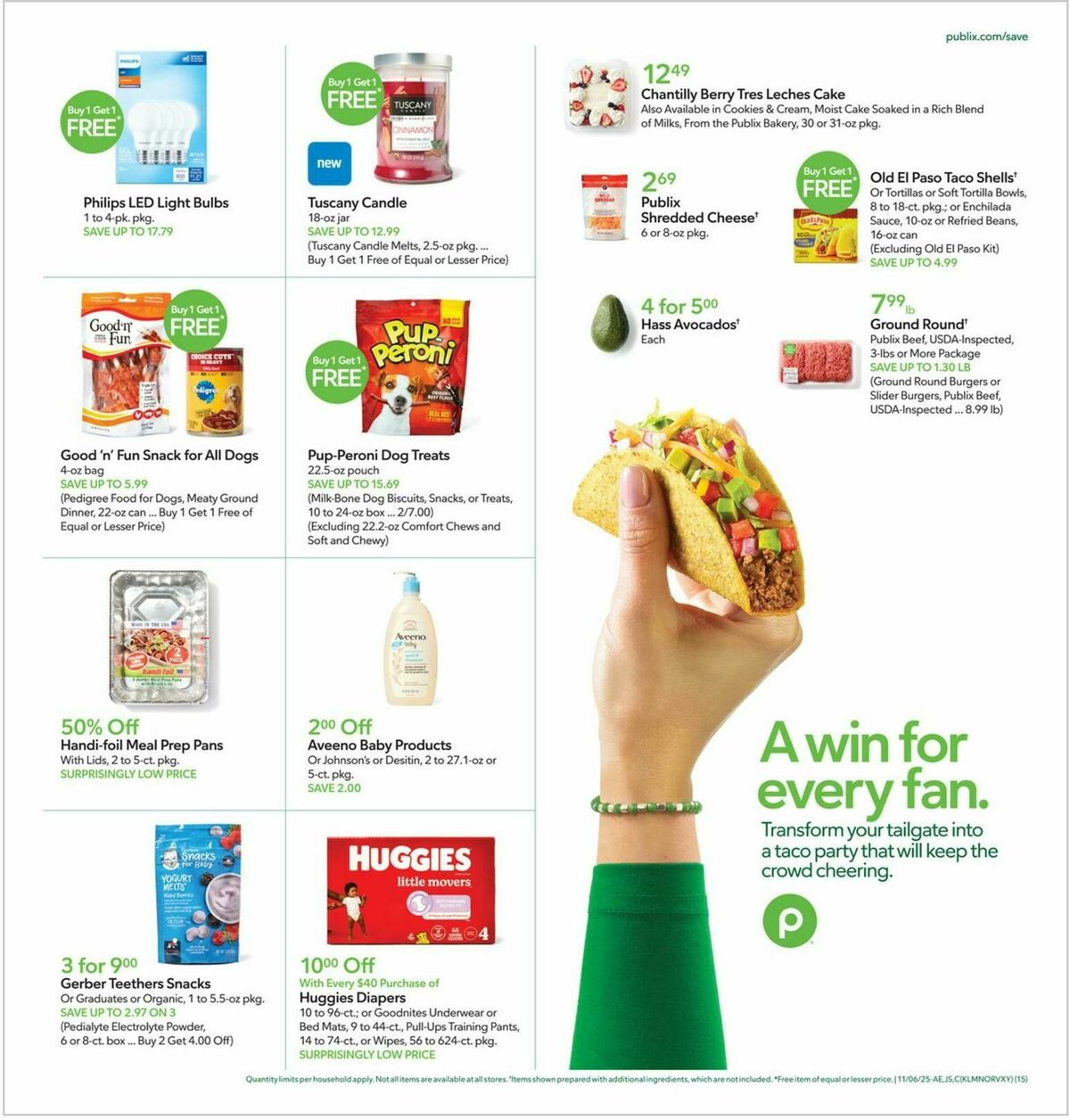 Publix Weekly Ad from November 5