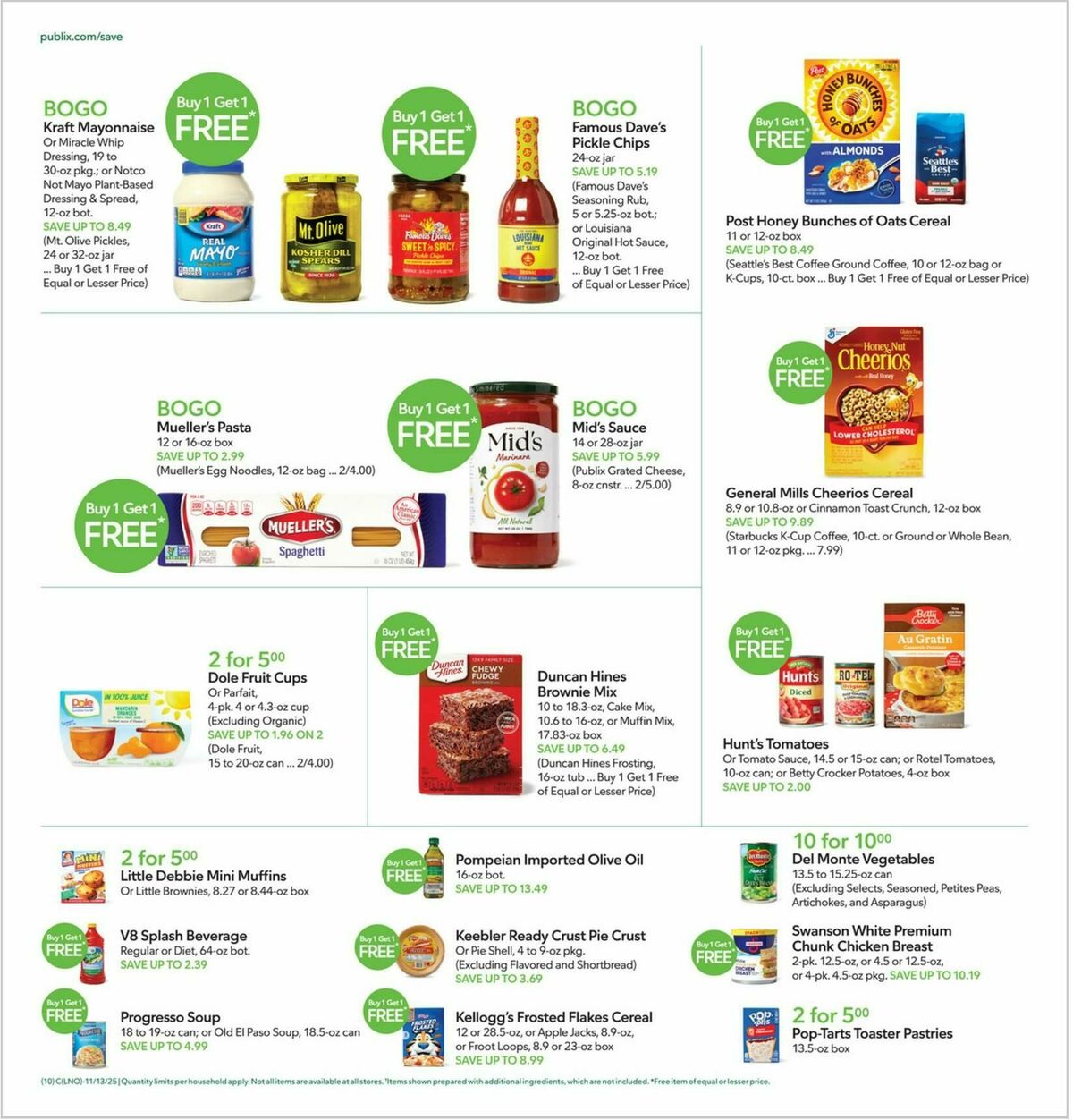 Publix Weekly Ad from November 12