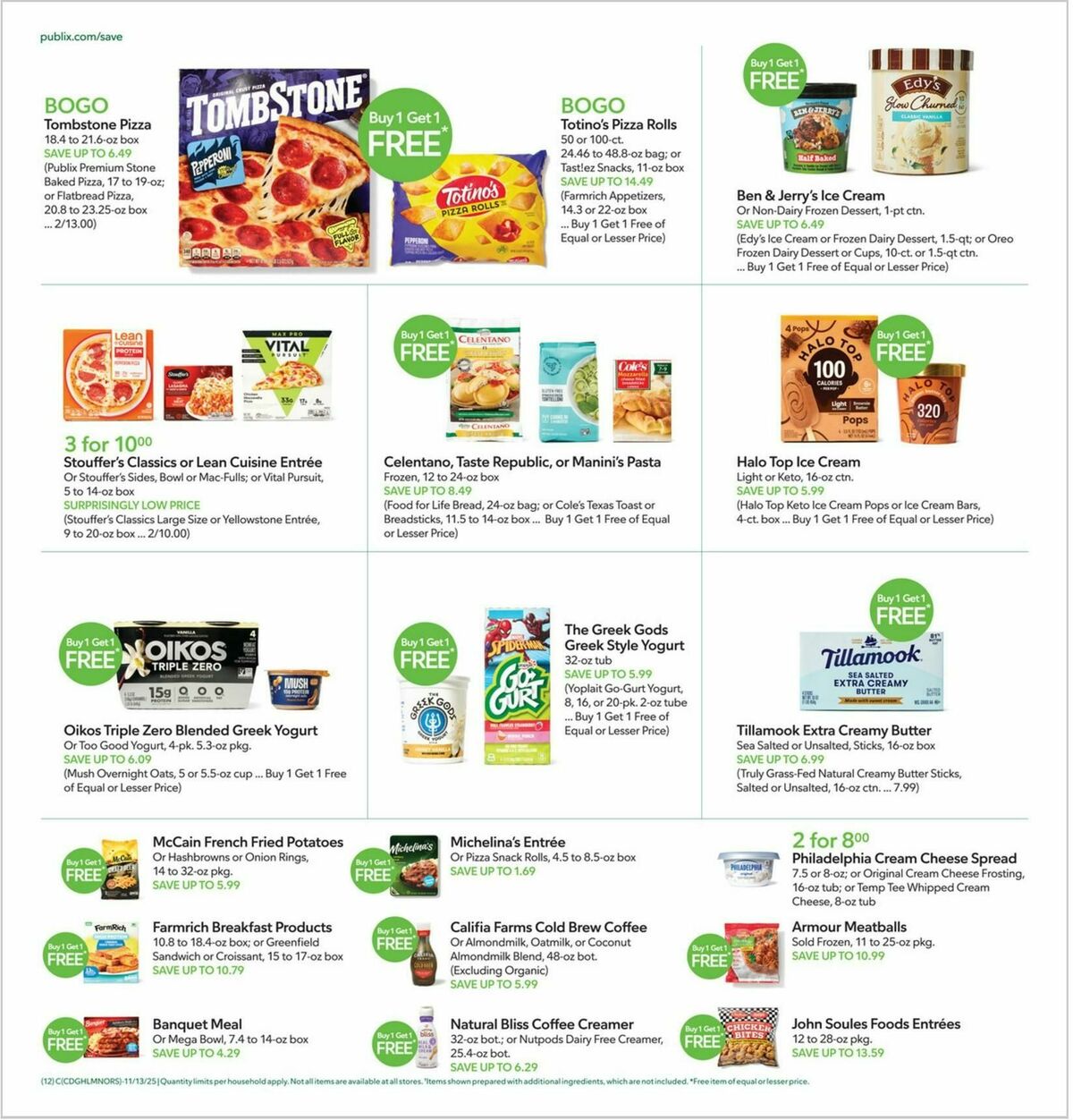 Publix Weekly Ad from November 12