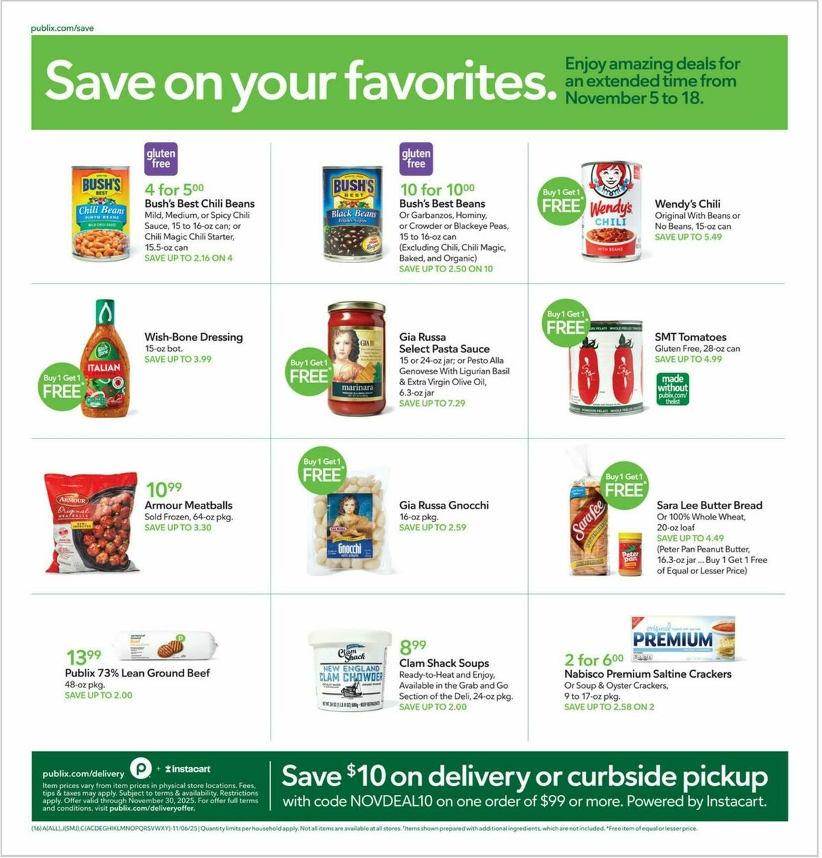 Publix Weekly Ad from November 12