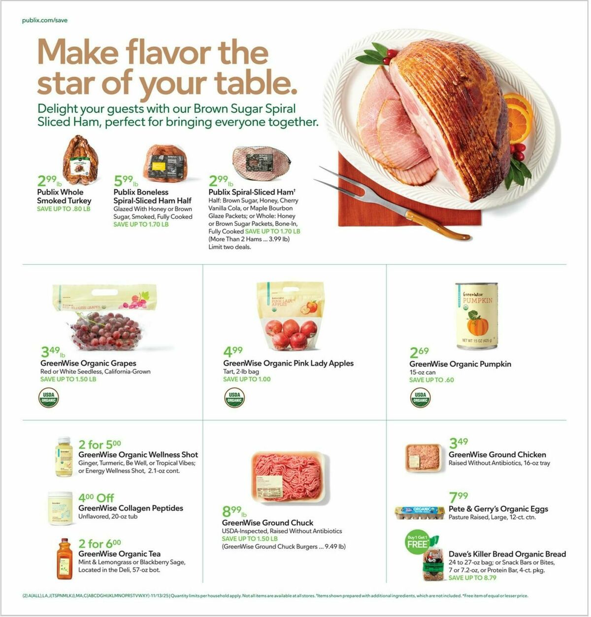 Publix Weekly Ad from November 12