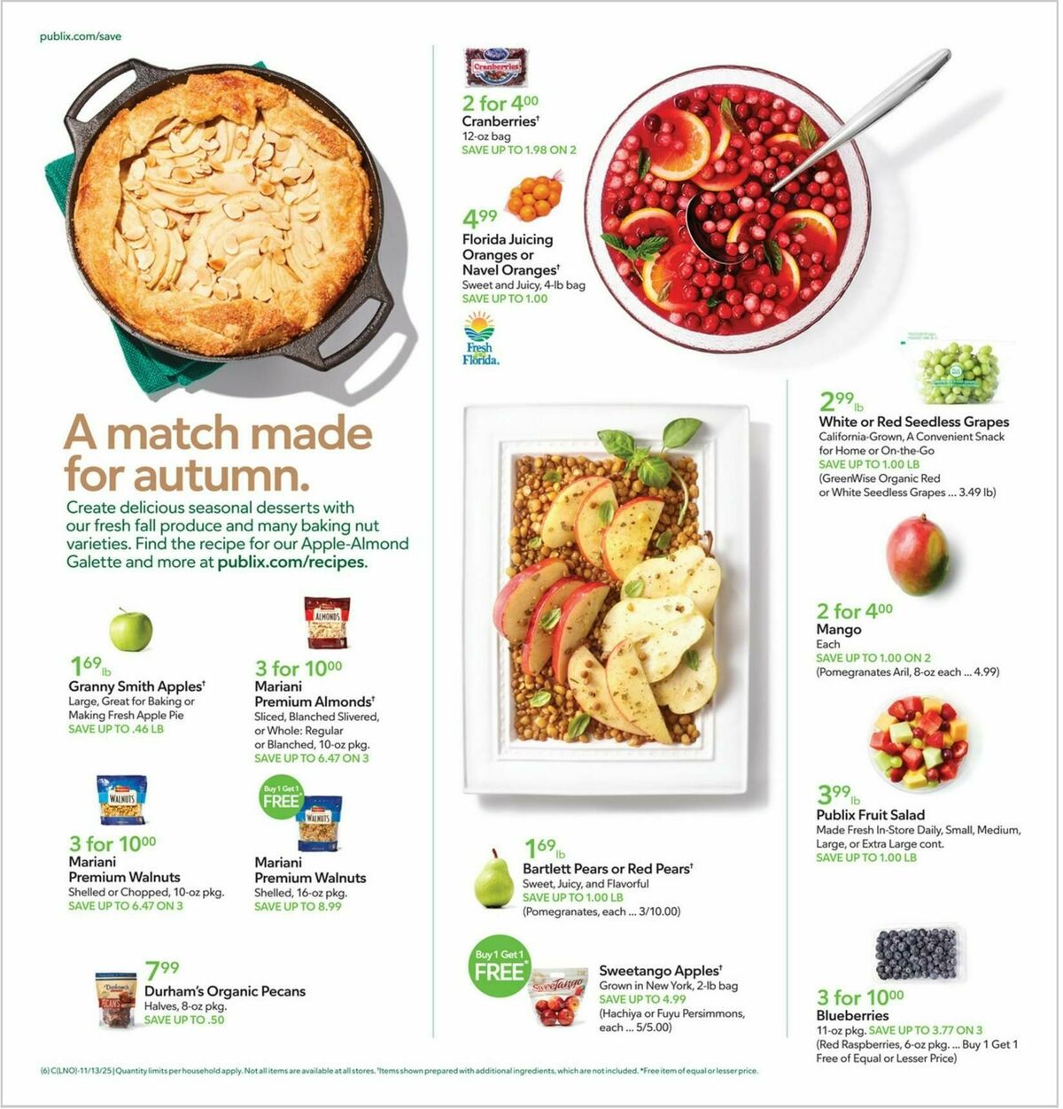 Publix Weekly Ad from November 12