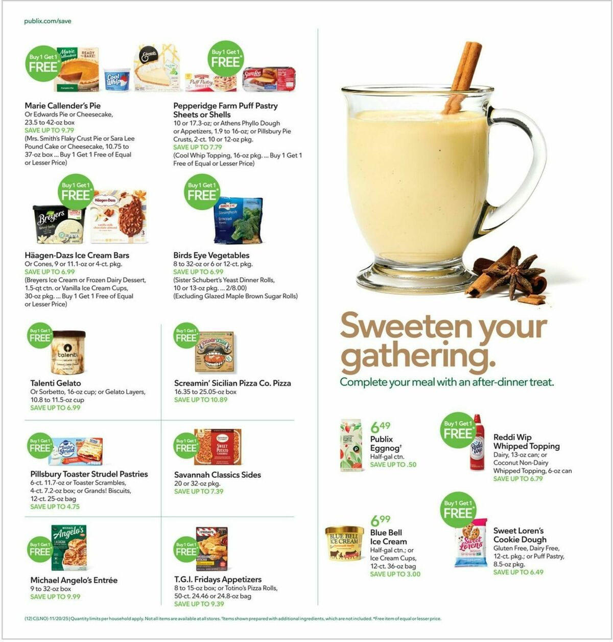Publix Weekly Ad from November 19