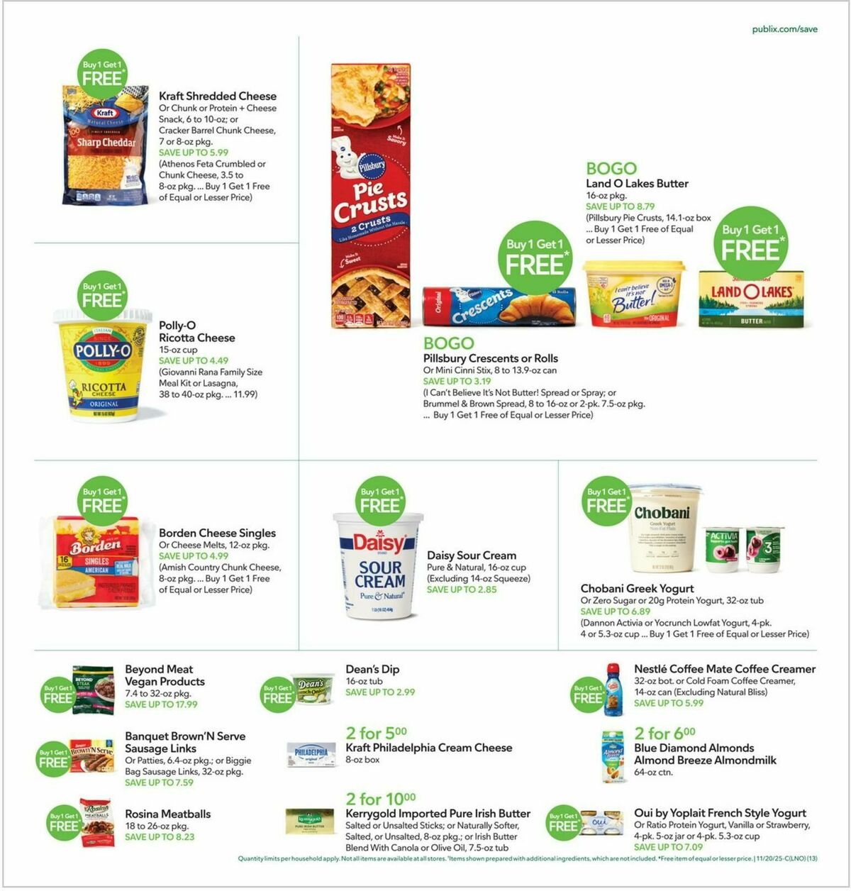 Publix Weekly Ad from November 19