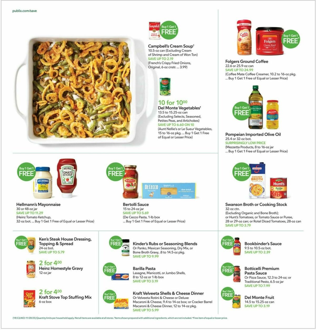 Publix Weekly Ad from November 19