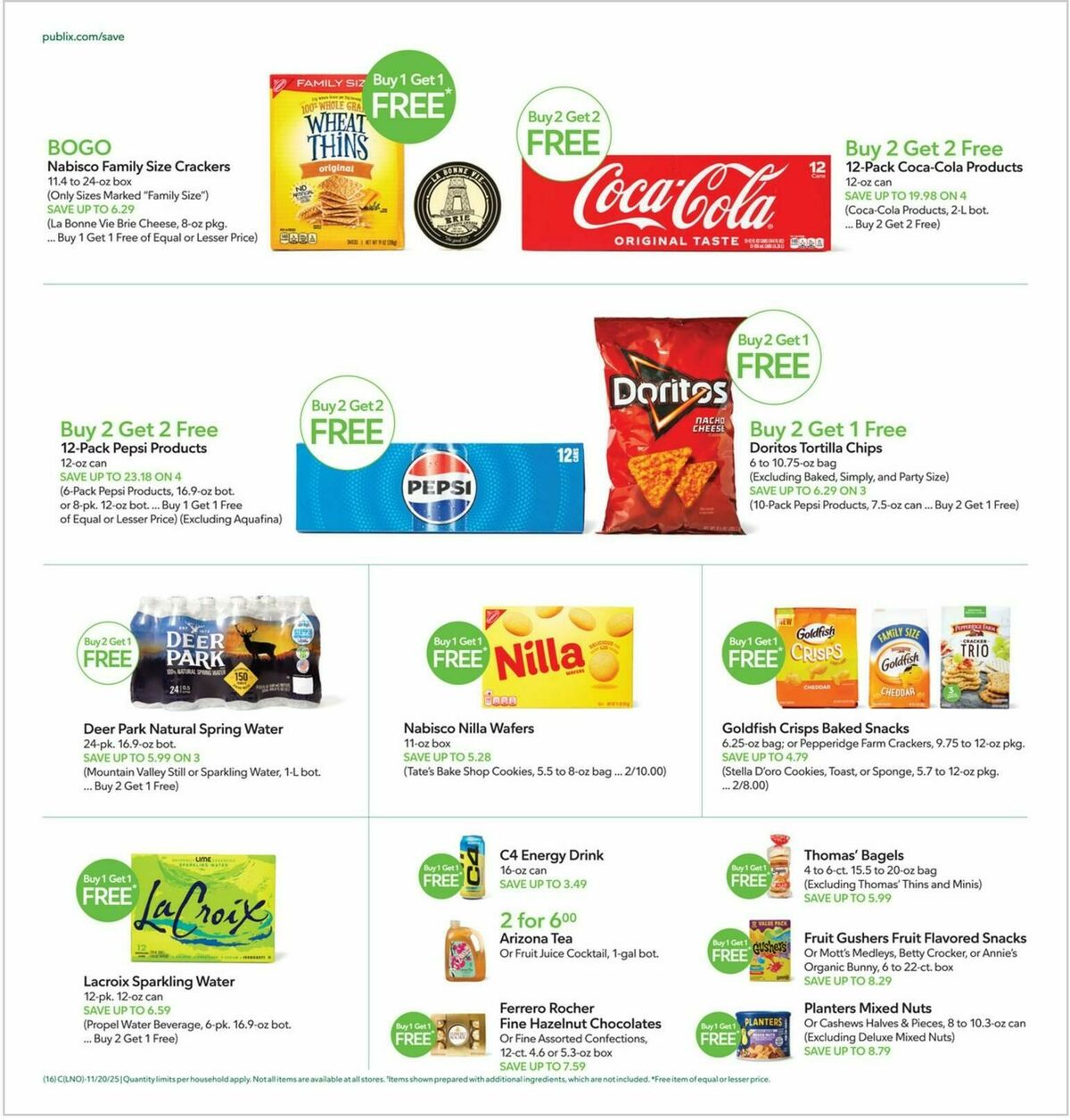 Publix Weekly Ad from November 19