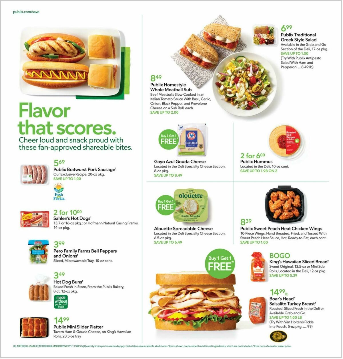 Publix Weekly Ad from November 28