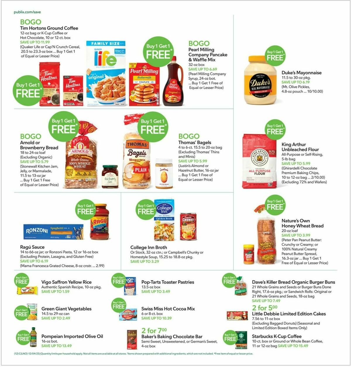 Publix Weekly Ad from December 3