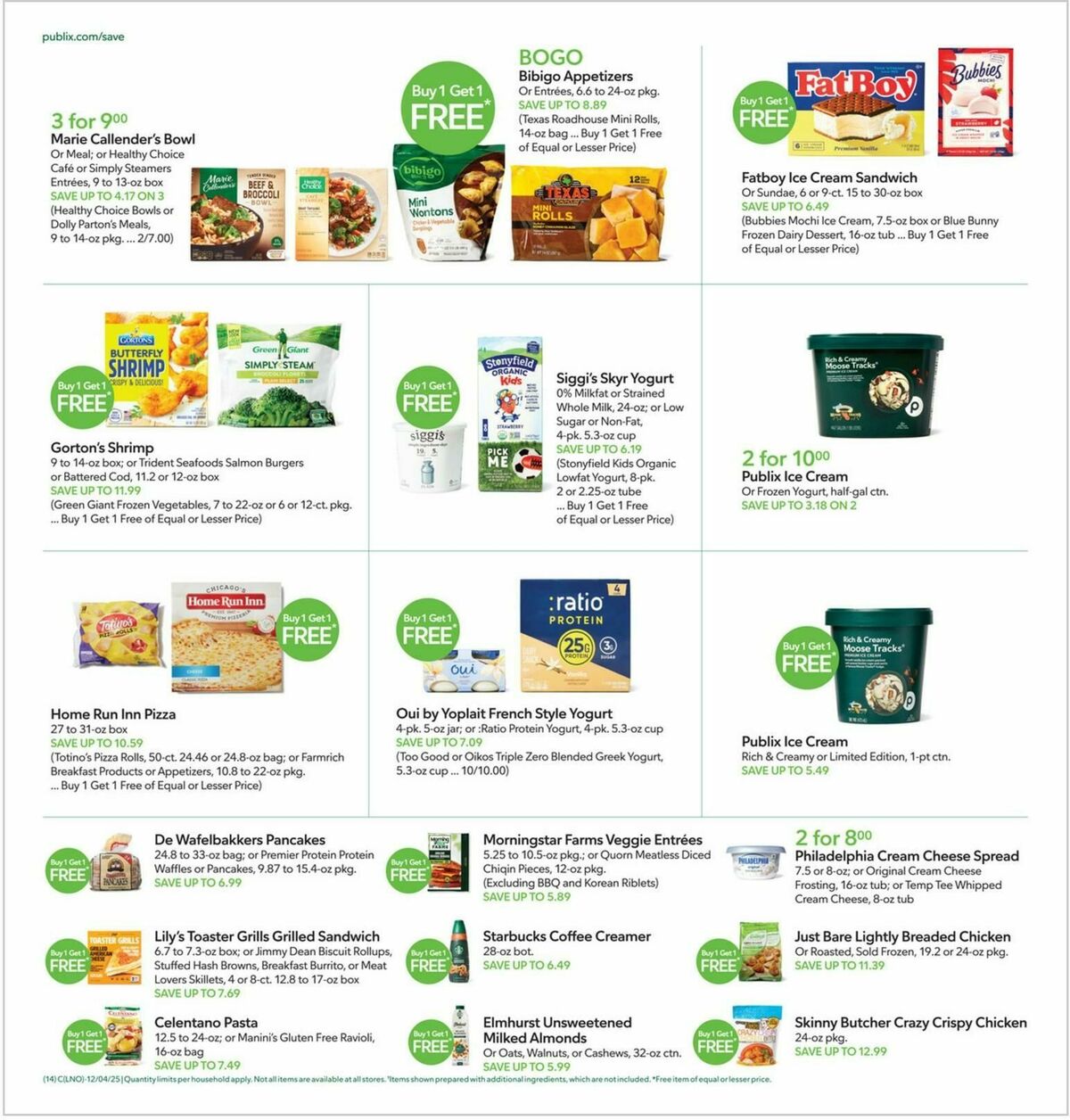 Publix Weekly Ad from December 3