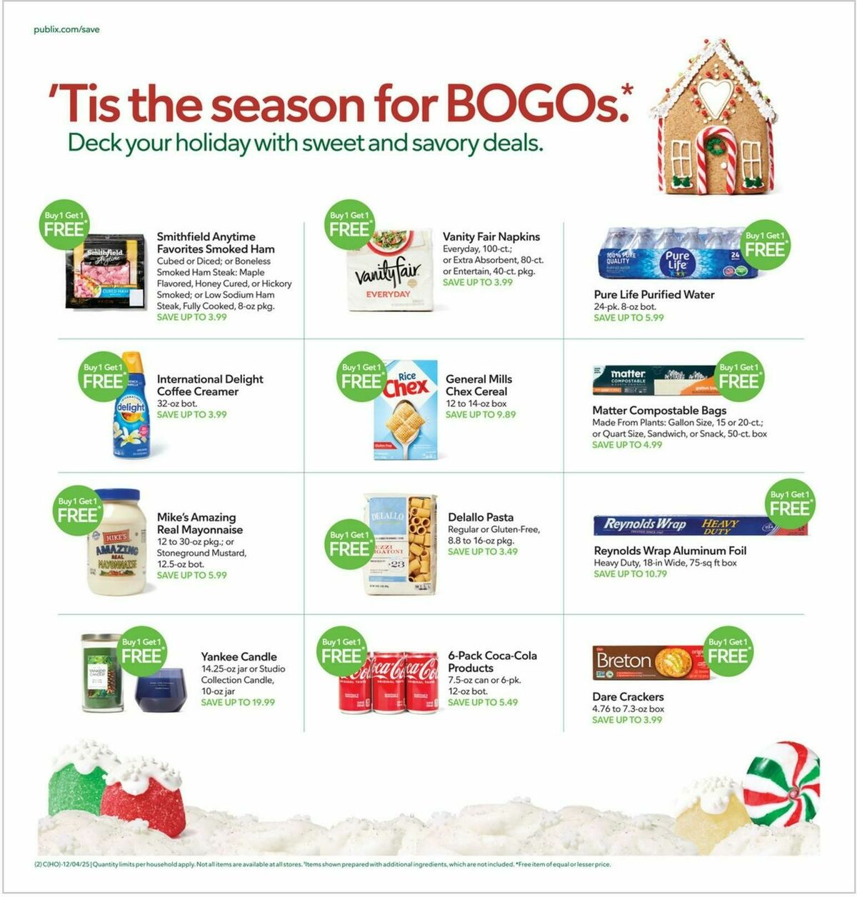 Publix Weekly Ad from December 3