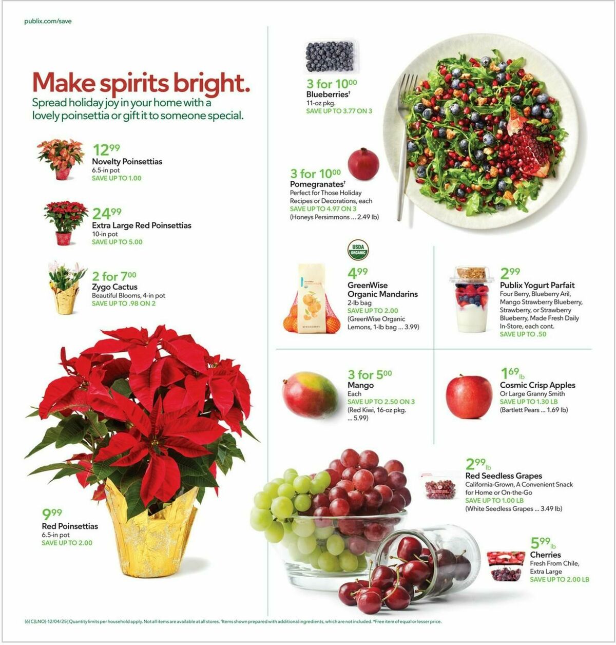 Publix Weekly Ad from December 3