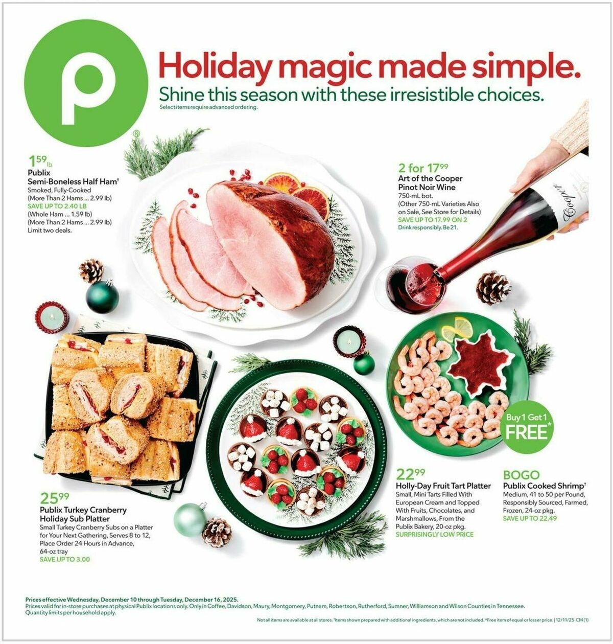 Publix Weekly Ad from December 10