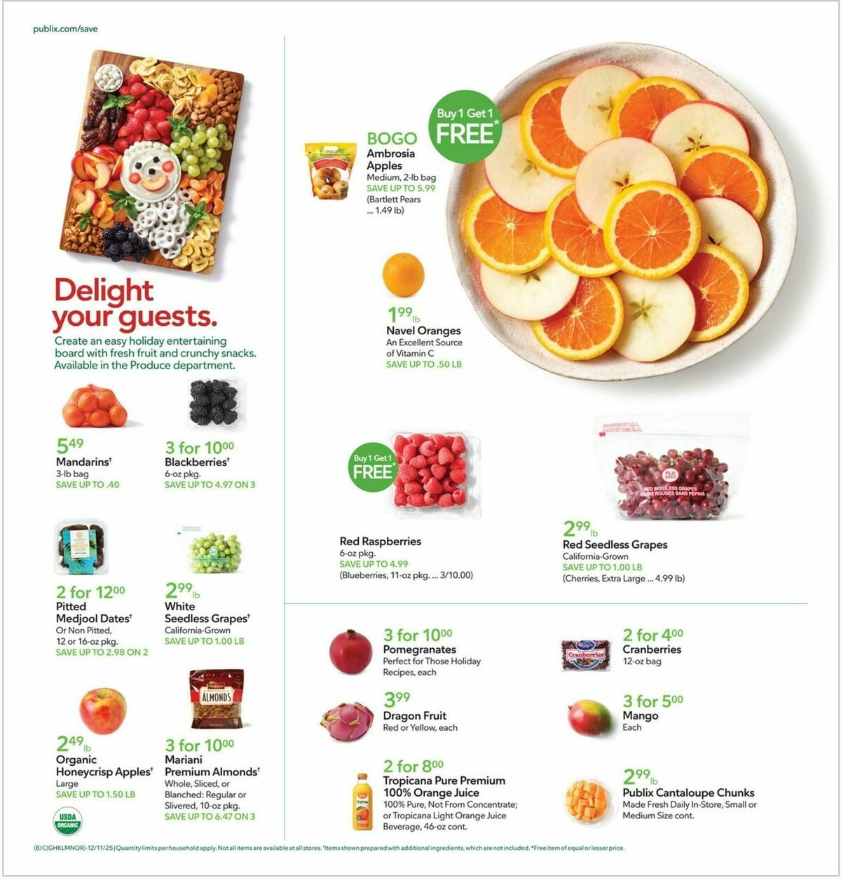 Publix Weekly Ad from December 10