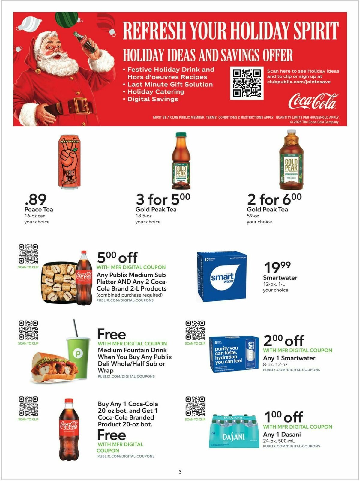 Publix Extra Savings Weekly Ad from December 13