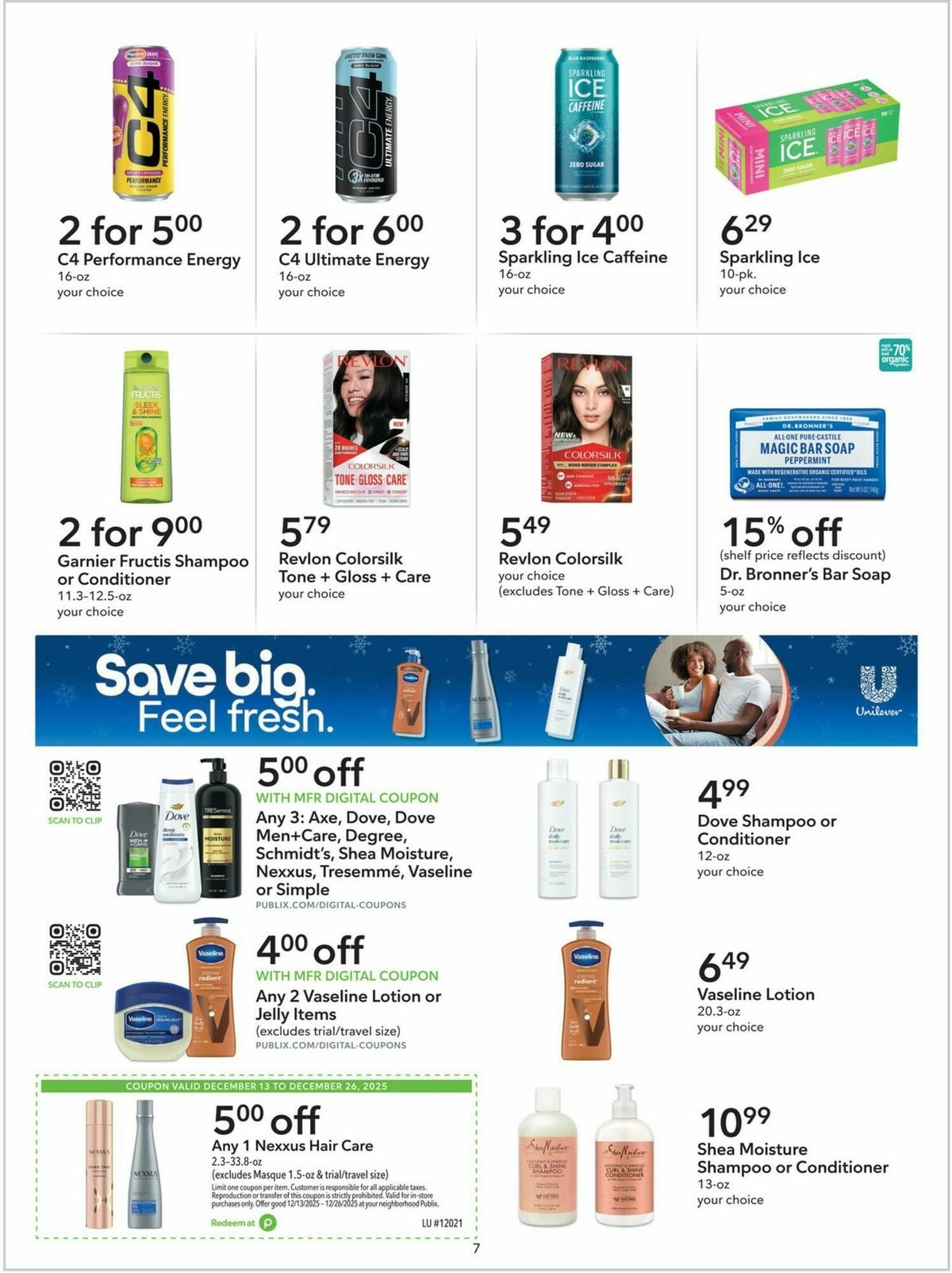 Publix Extra Savings Weekly Ad from December 13