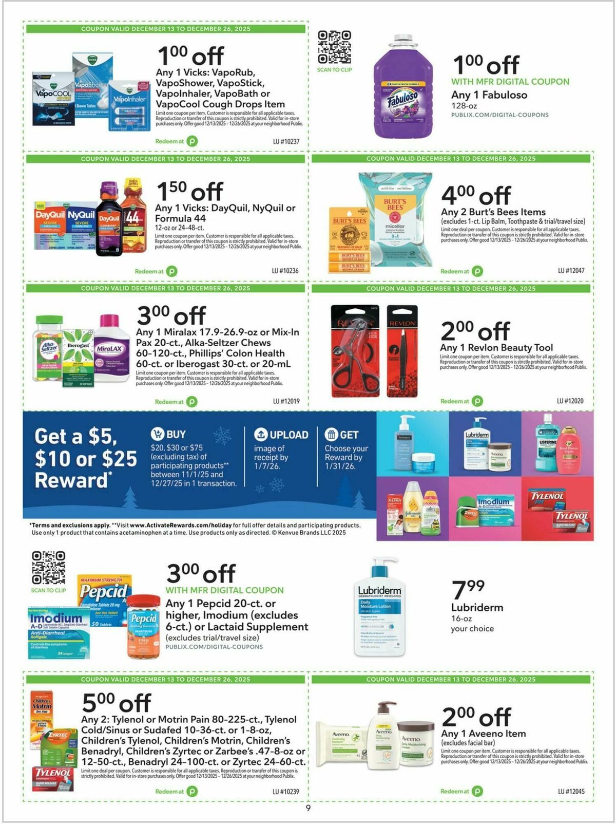 Publix Extra Savings Weekly Ad from December 13