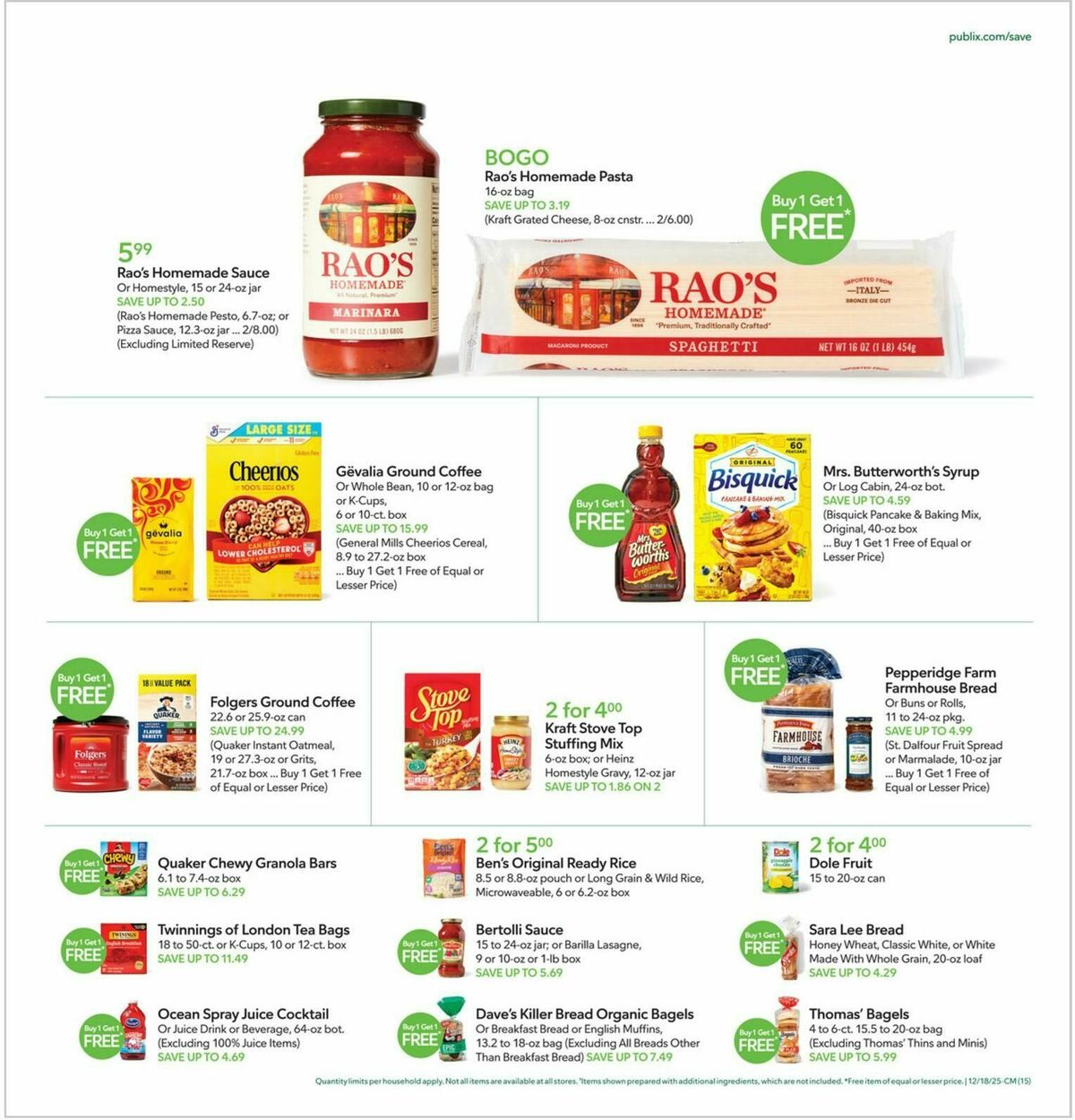 Publix Weekly Ad from December 17