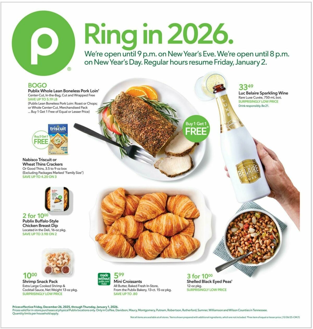 Publix Weekly Ad from December 26