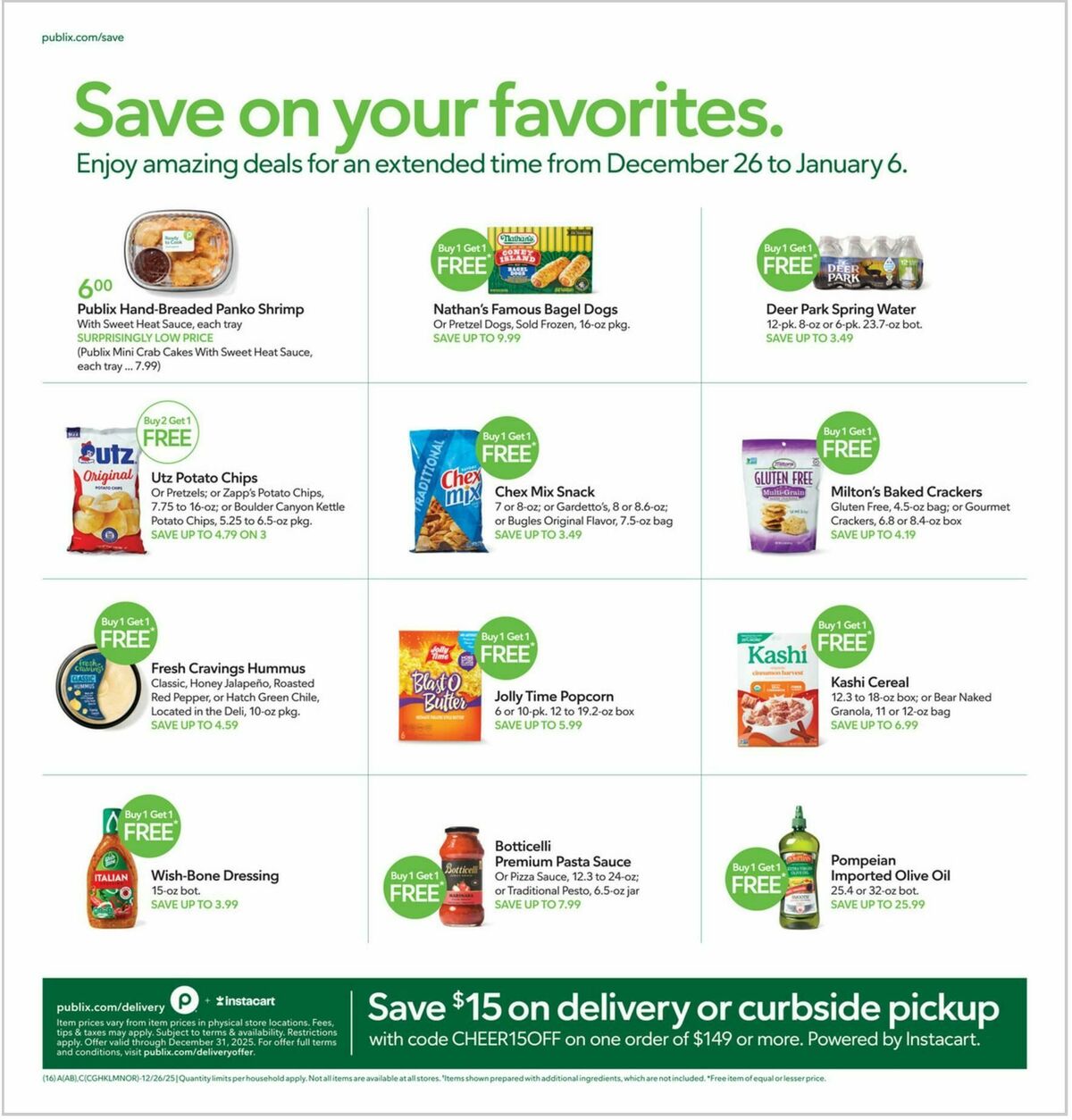 Publix Weekly Ad from December 26