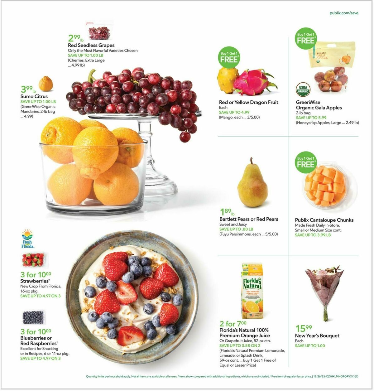 Publix Weekly Ad from December 26