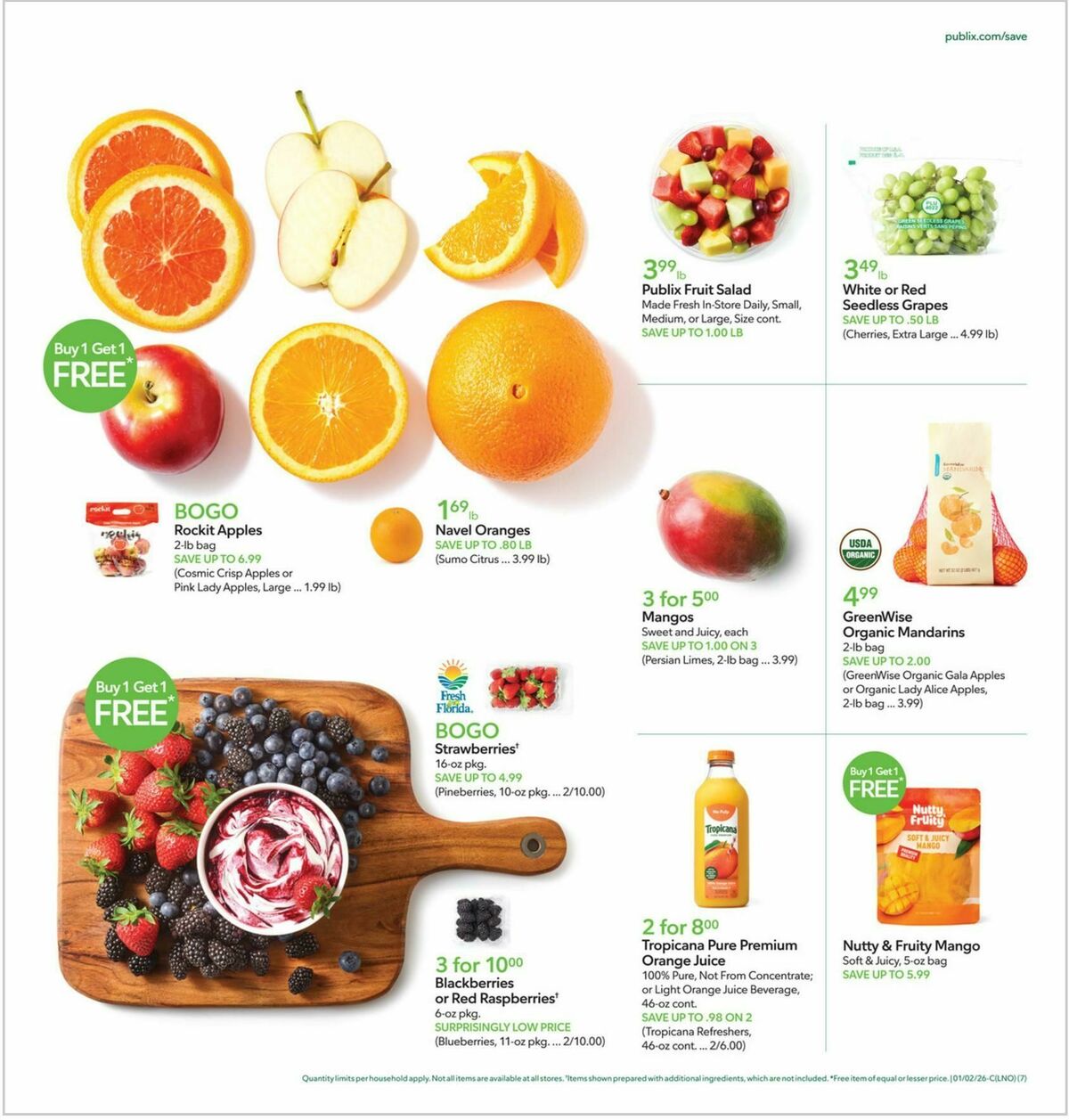 Publix Weekly Ad from January 2