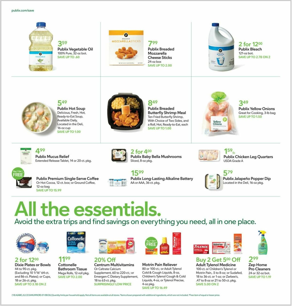 Publix Weekly Ad from January 7