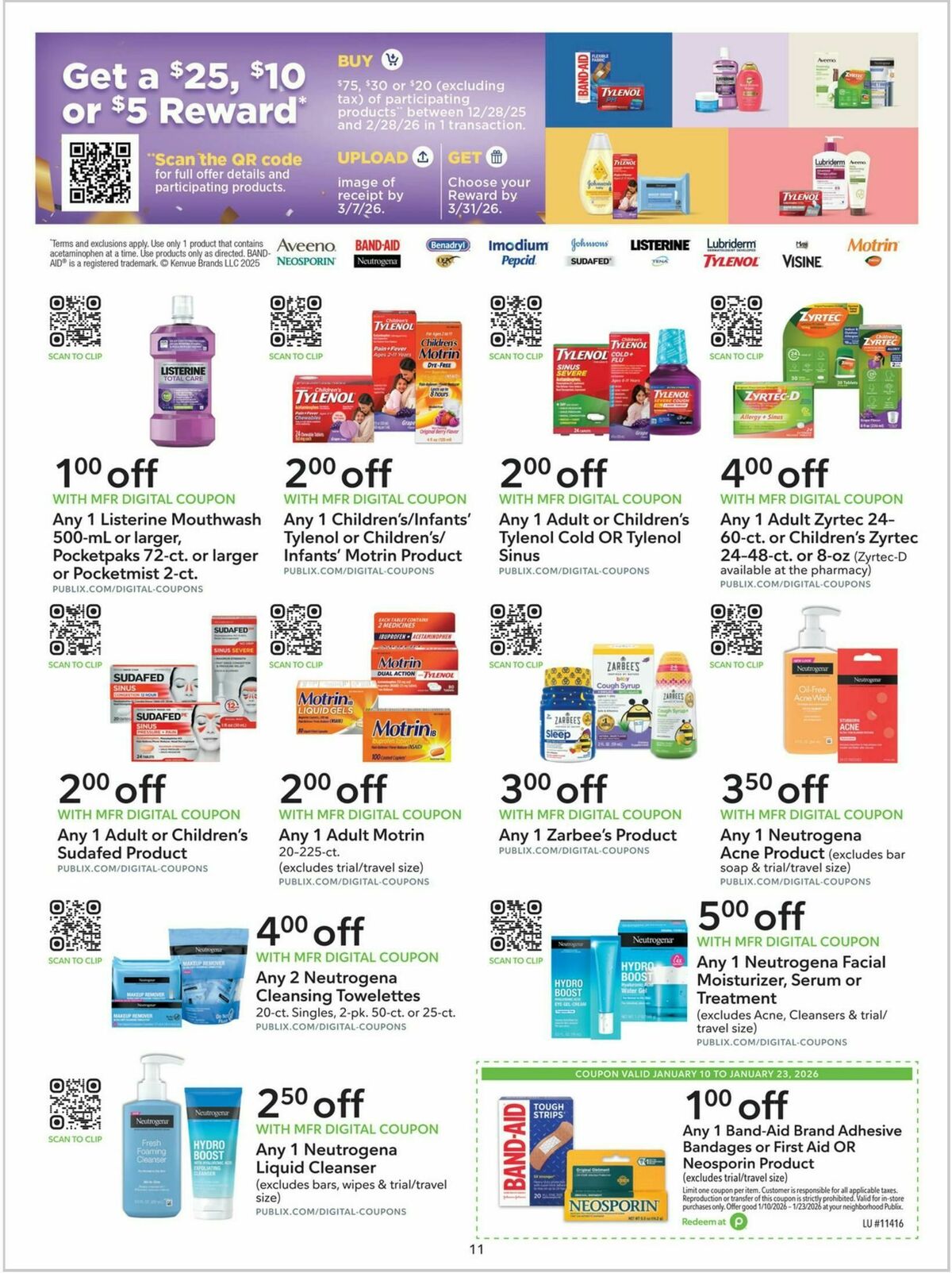 Publix Extra Savings Weekly Ad from January 10