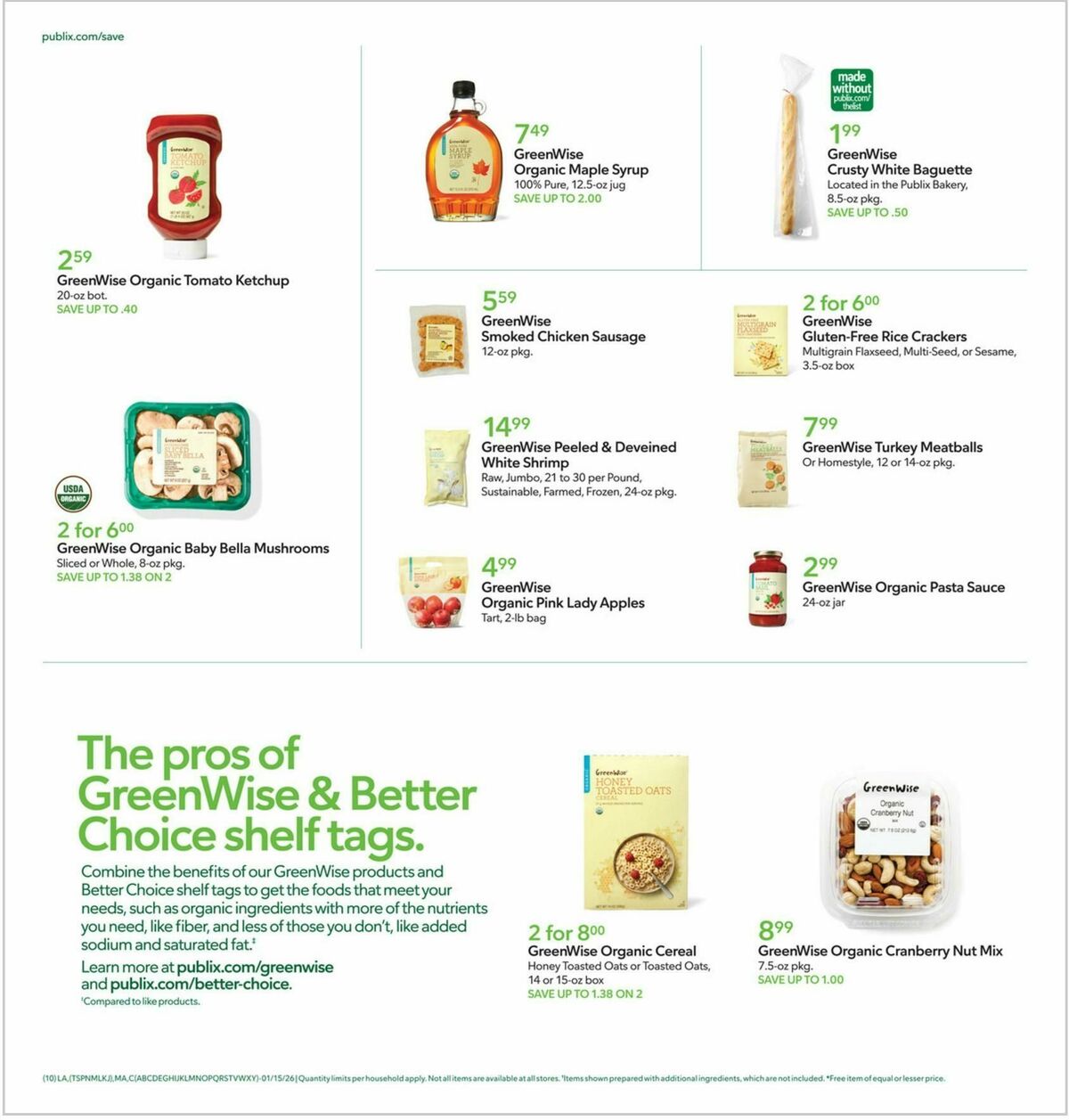 Publix Weekly Ad from January 14
