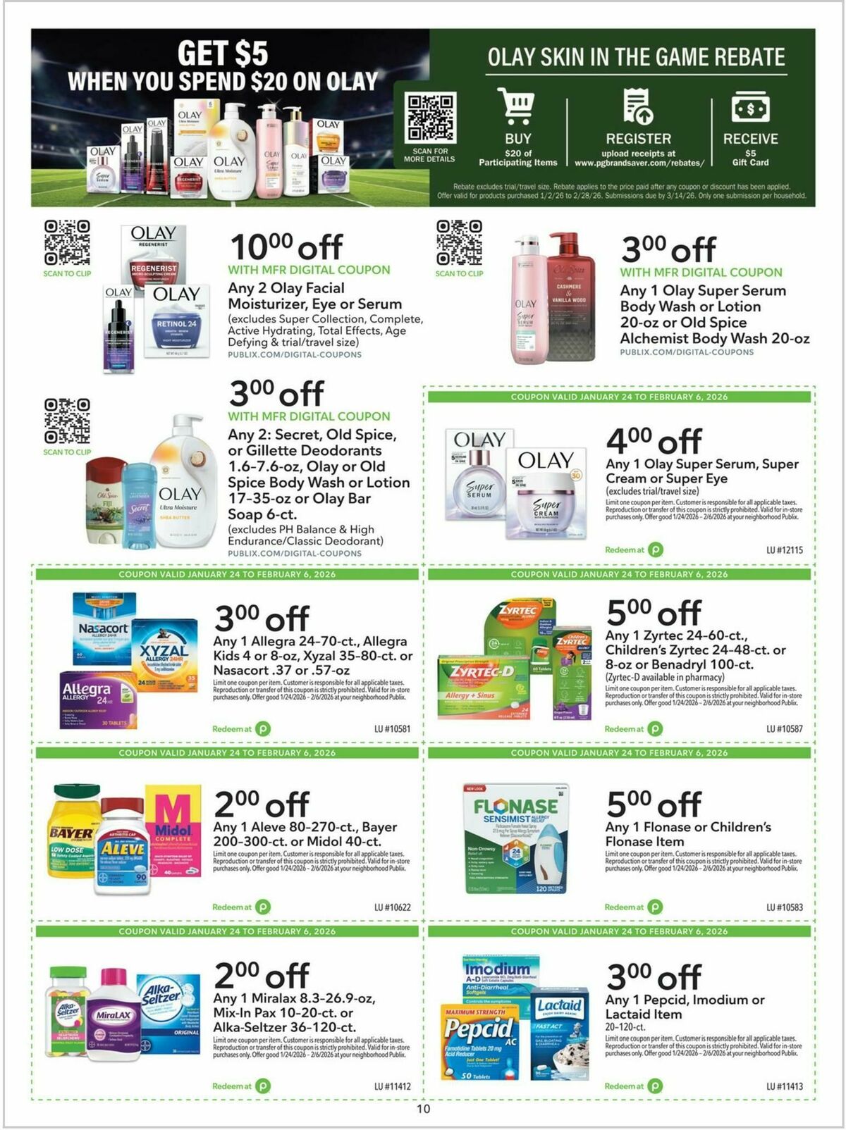 Publix Extra Savings Weekly Ad from January 24