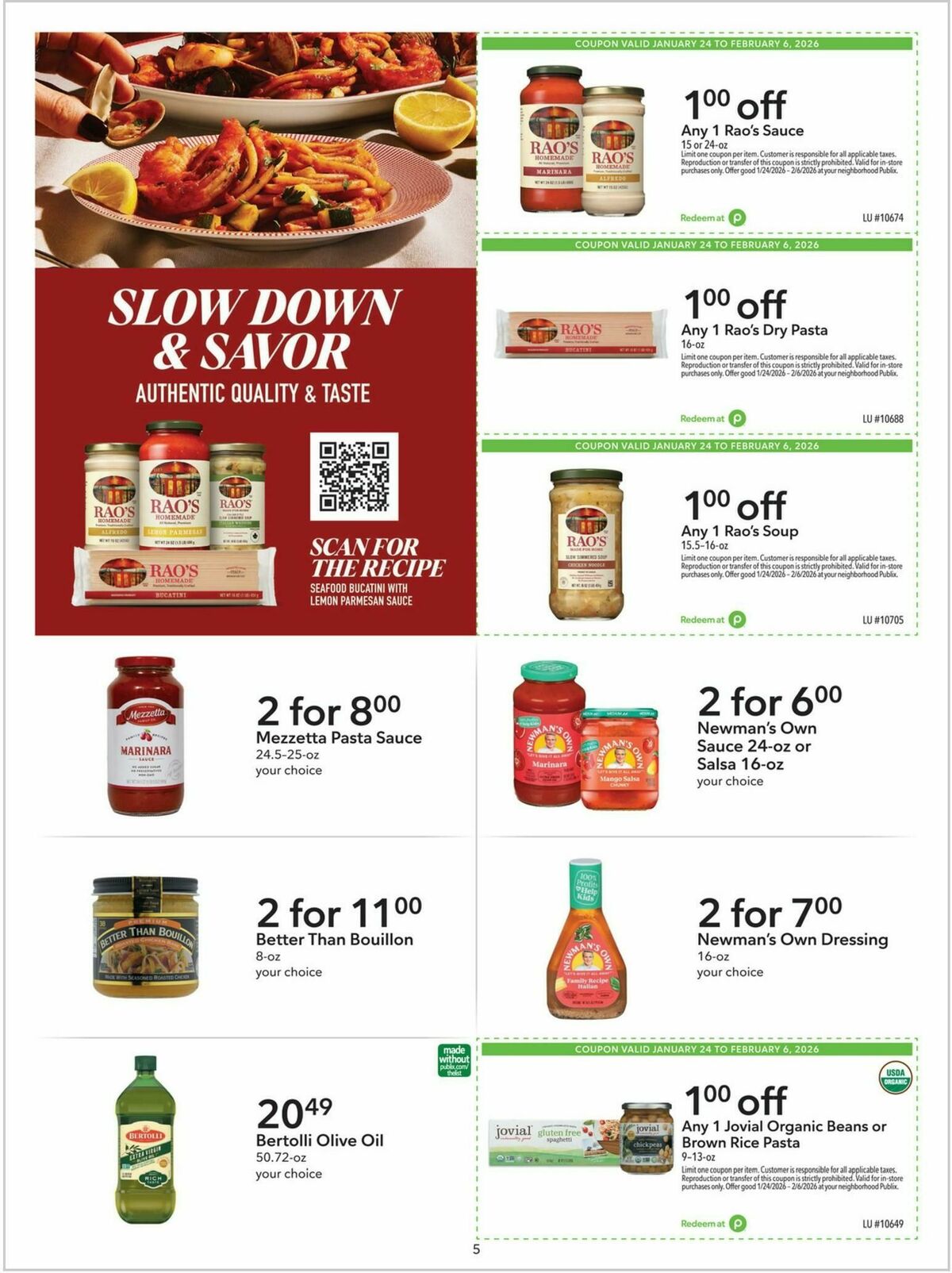 Publix Extra Savings Weekly Ad from January 24