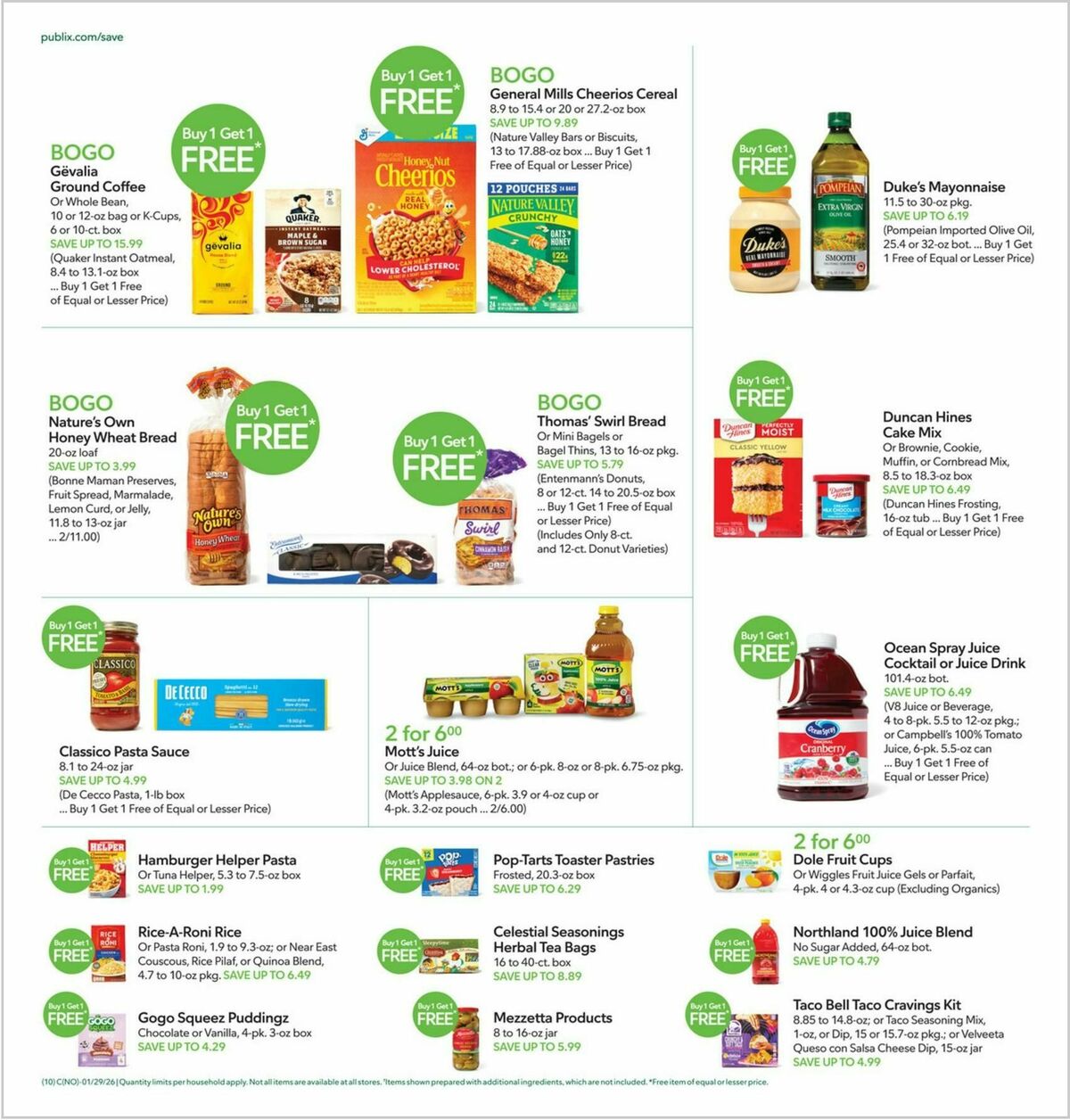 Publix Weekly Ad from January 28