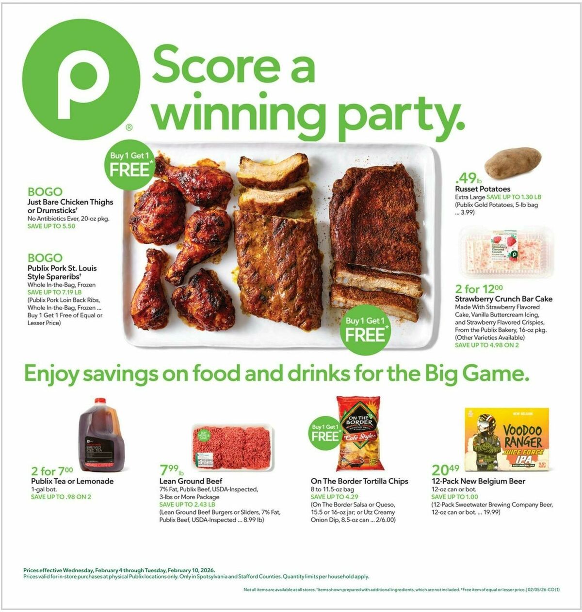 Publix Weekly Ad from February 4