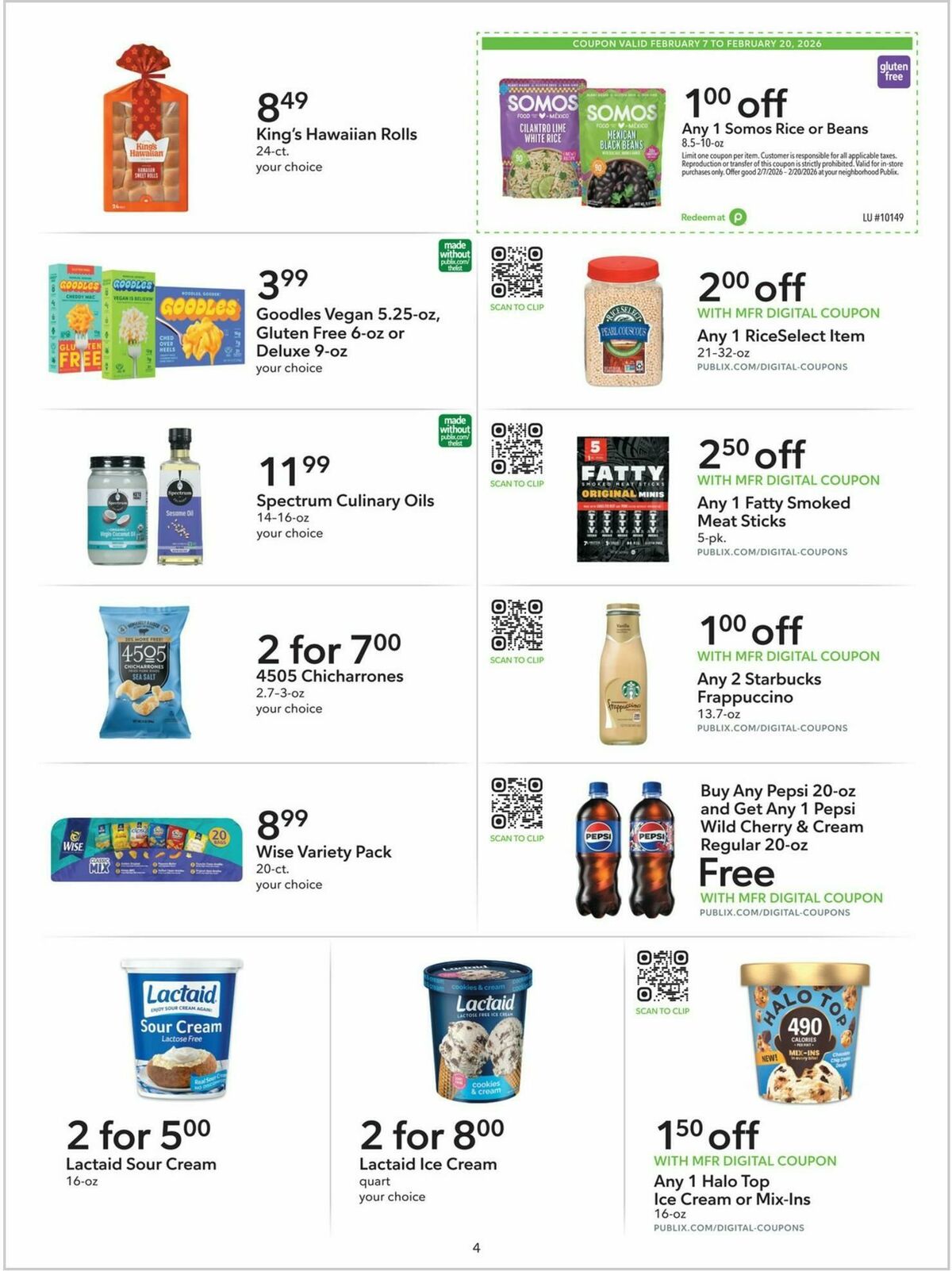 Publix Extra Savings Weekly Ad from February 7