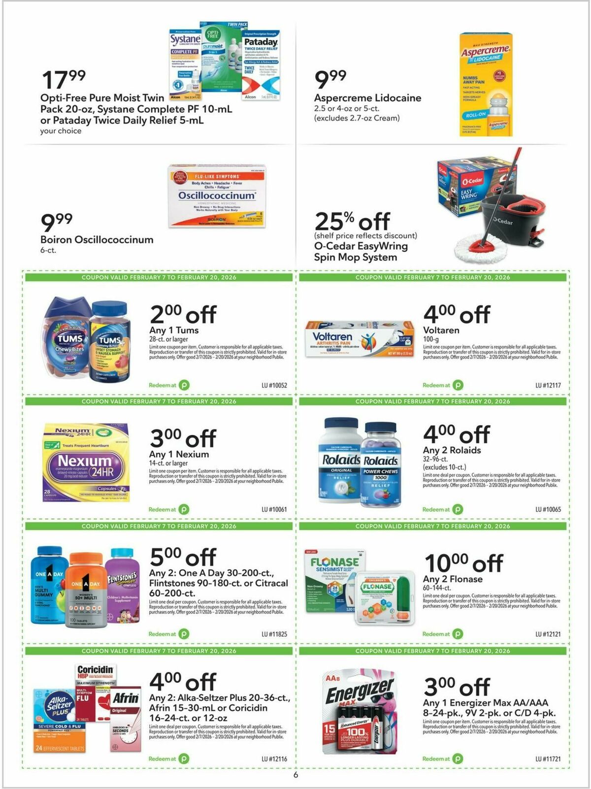 Publix Extra Savings Weekly Ad from February 7