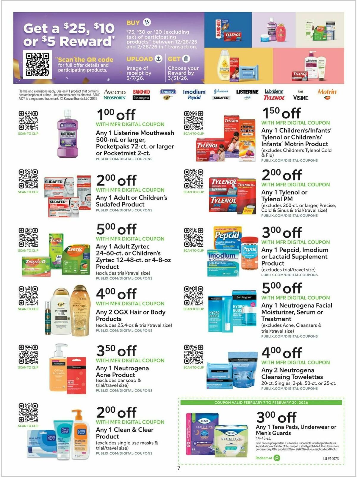 Publix Extra Savings Weekly Ad from February 7